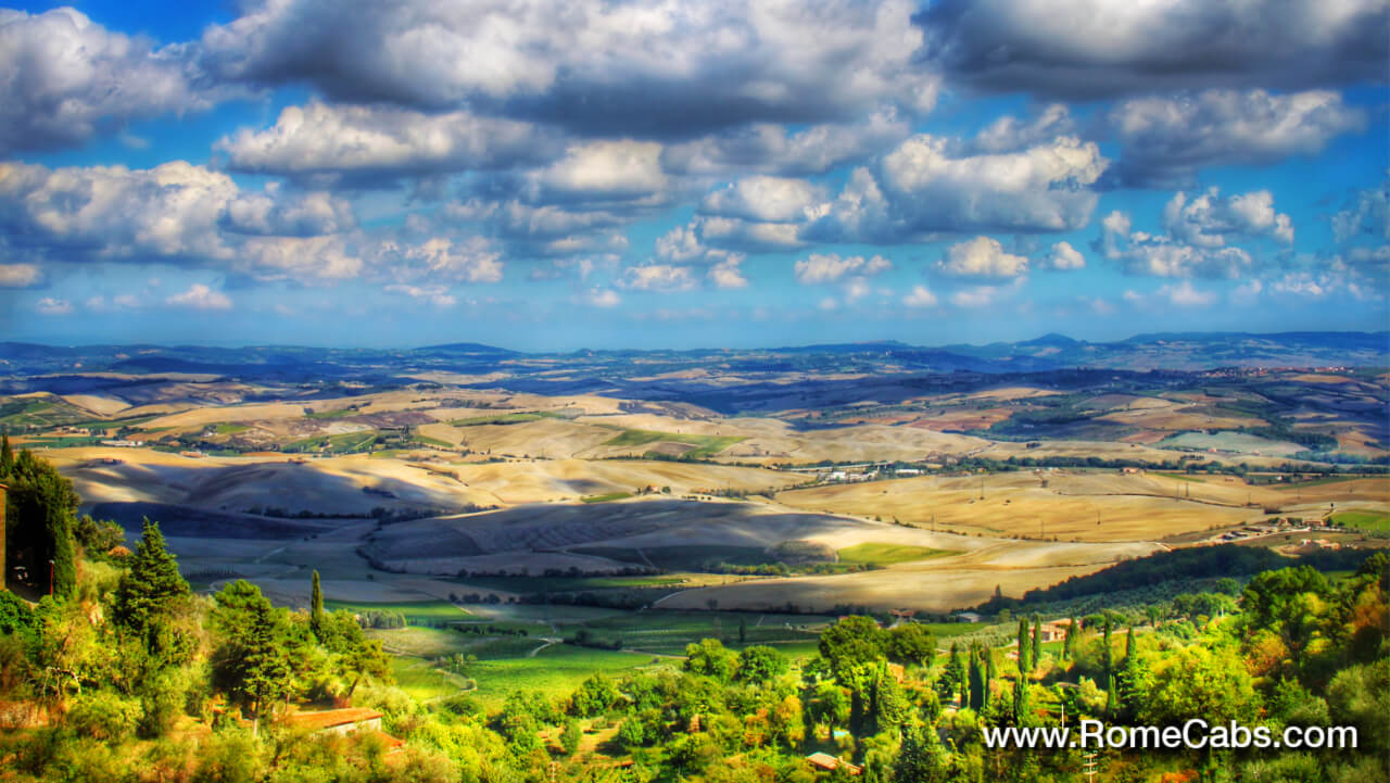 Private Tuscany Tours from Rome to Pienza_ RomeCabs Italy luxury Tours