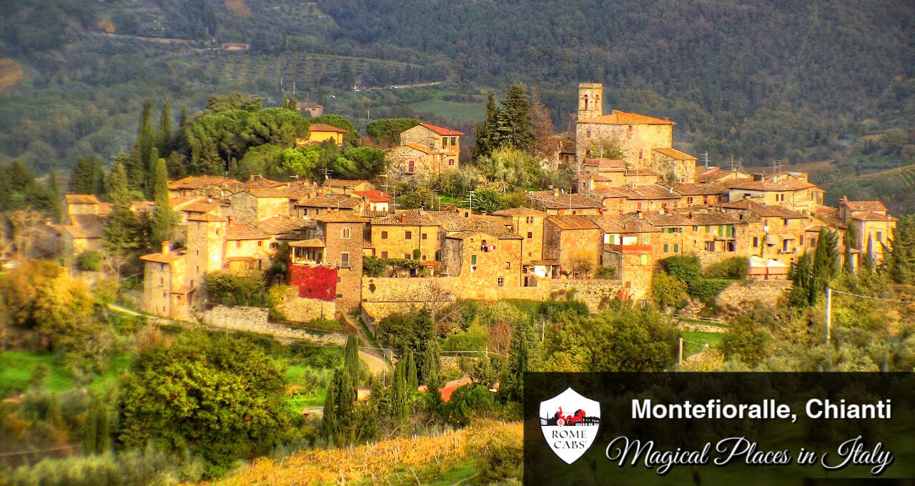 Montefioralle in Chianti wine tasting tours from Rome RomeCabs