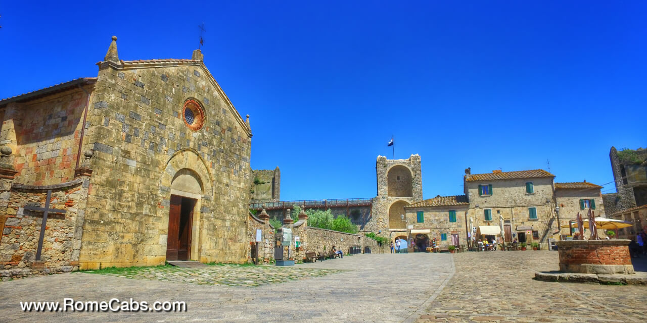 Rome to Monteriggioni Tuscany Tours from Rome in limo RomeCabs