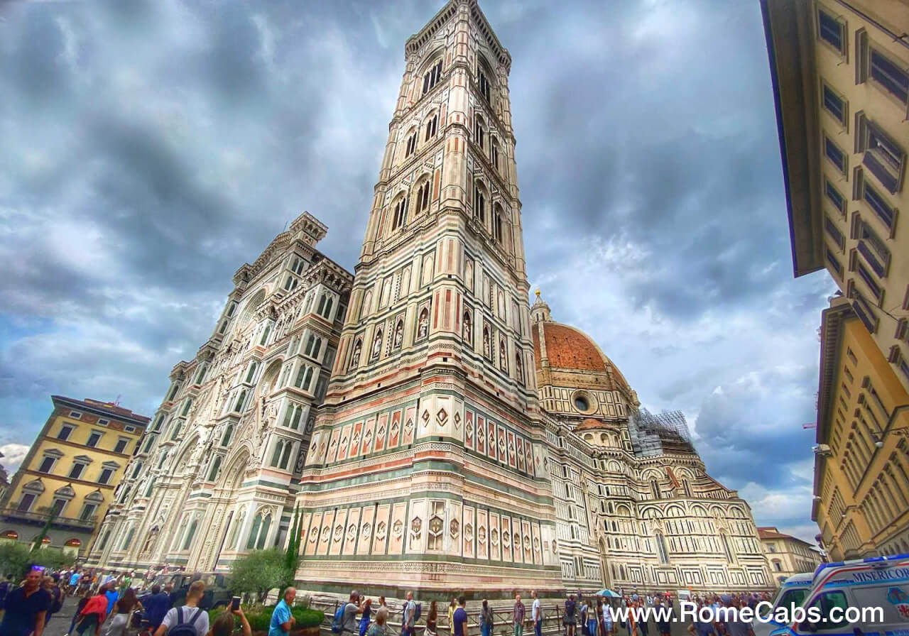 Piazza del Duomo Florence day tours from Rome