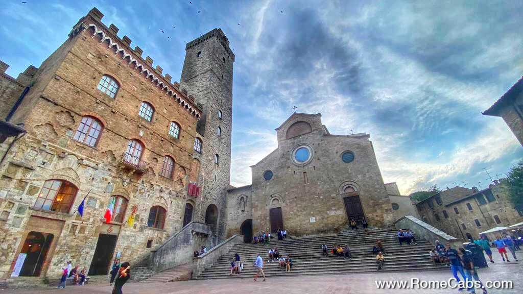 Tuscany Tours to San Gimigano shore excursions from Livorno Italy Private Luxury Tours RomeCabs