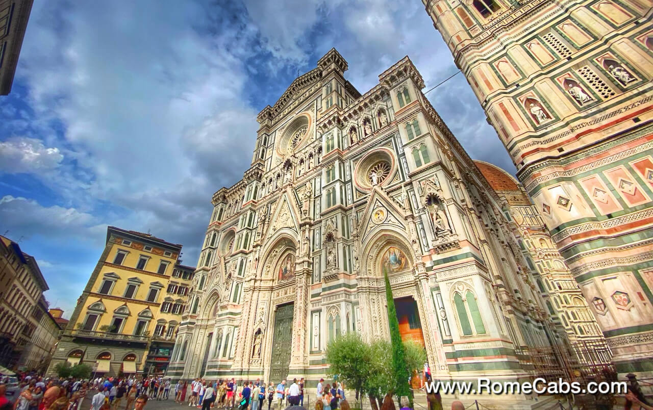 Florence Tours Piazza del Duomo_top monuments to see in a Tuscany Shore Excursion from Livorno
