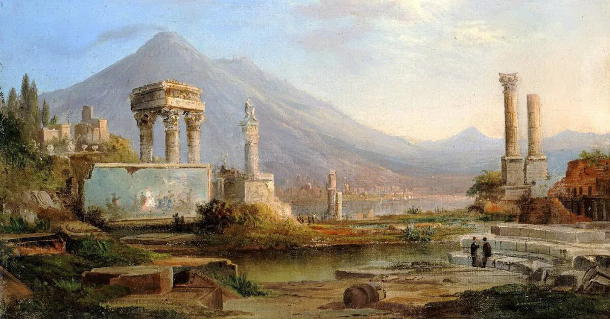 Rediscovery of Pompeii in 1700s