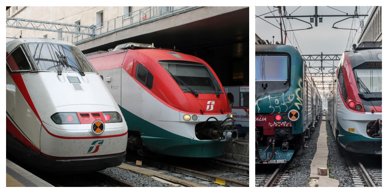 How to get to Naples from Fiumicino Airport by train