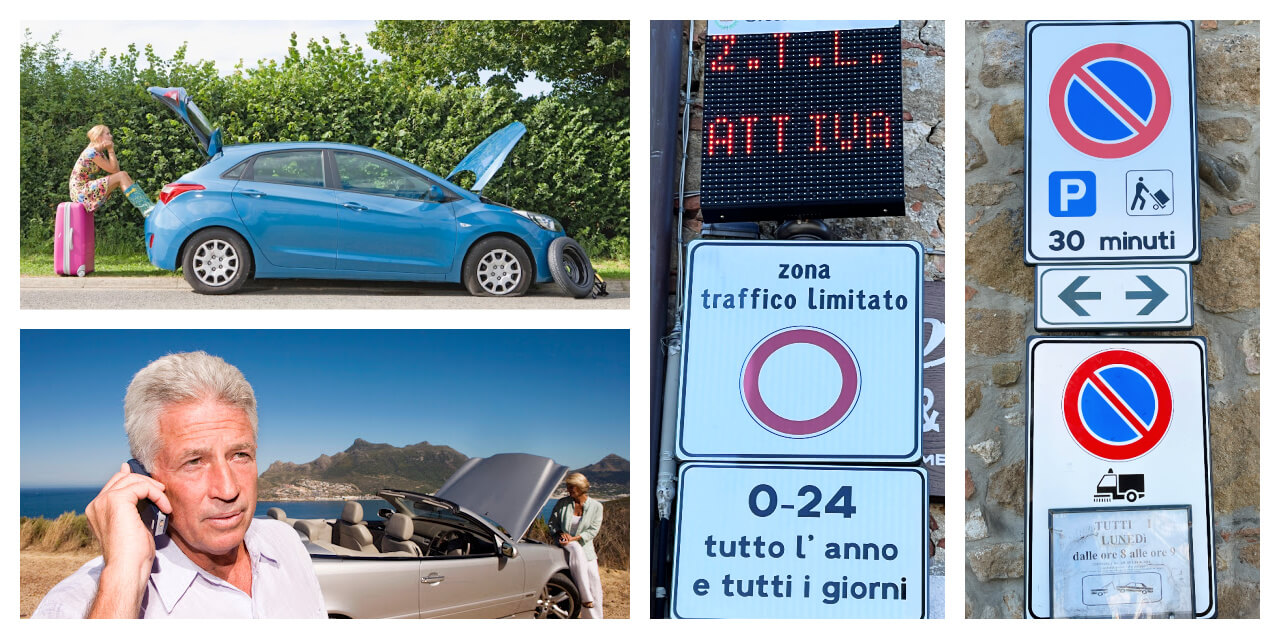 Renting a car in Italy from Rome to Cortona