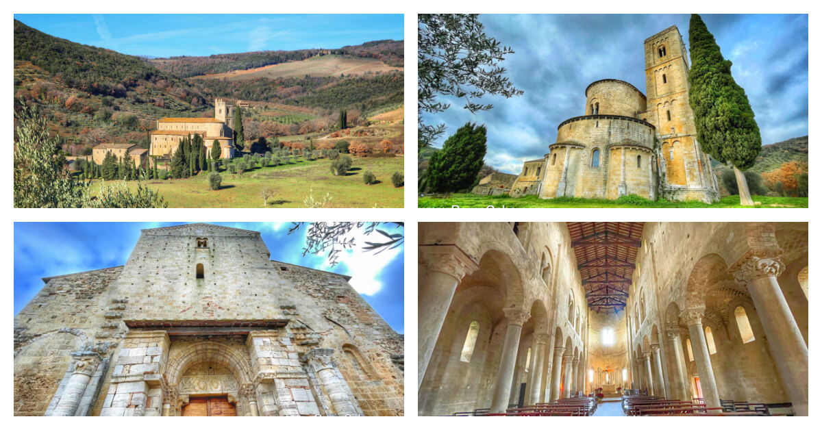 Sant Antimo Abbey Montalcino wine tours from Rome to Tuscany tours