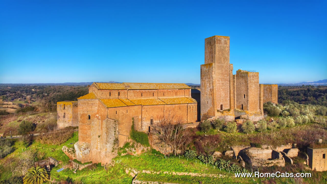 Basilica of San Pietro Saint Peter Tuscania Medieval Towers