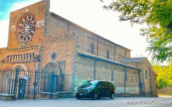 Santa Maria Maggiore Tuscania post cruise tours from Civitavecchia