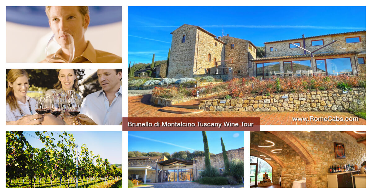 Brunello di Montalcino Tuscany Wine Tasting Tour from Rome