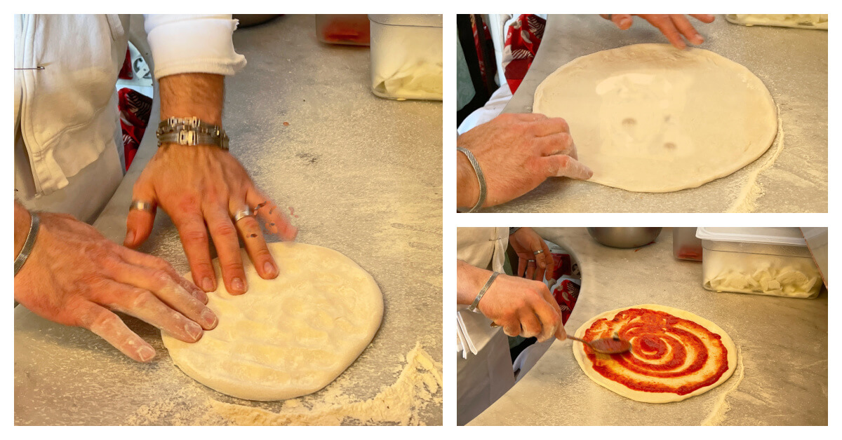 History of Naples Pizza Cheff making Pizza in Italy Amalfi Tours from Rome