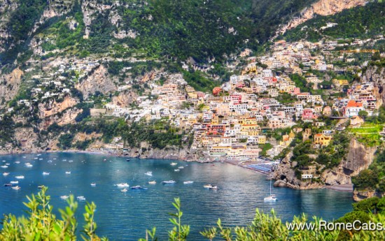 RomeCabs Tours from Rome to Herculaneum, Sorrento and Amalfi Coast  - Positano