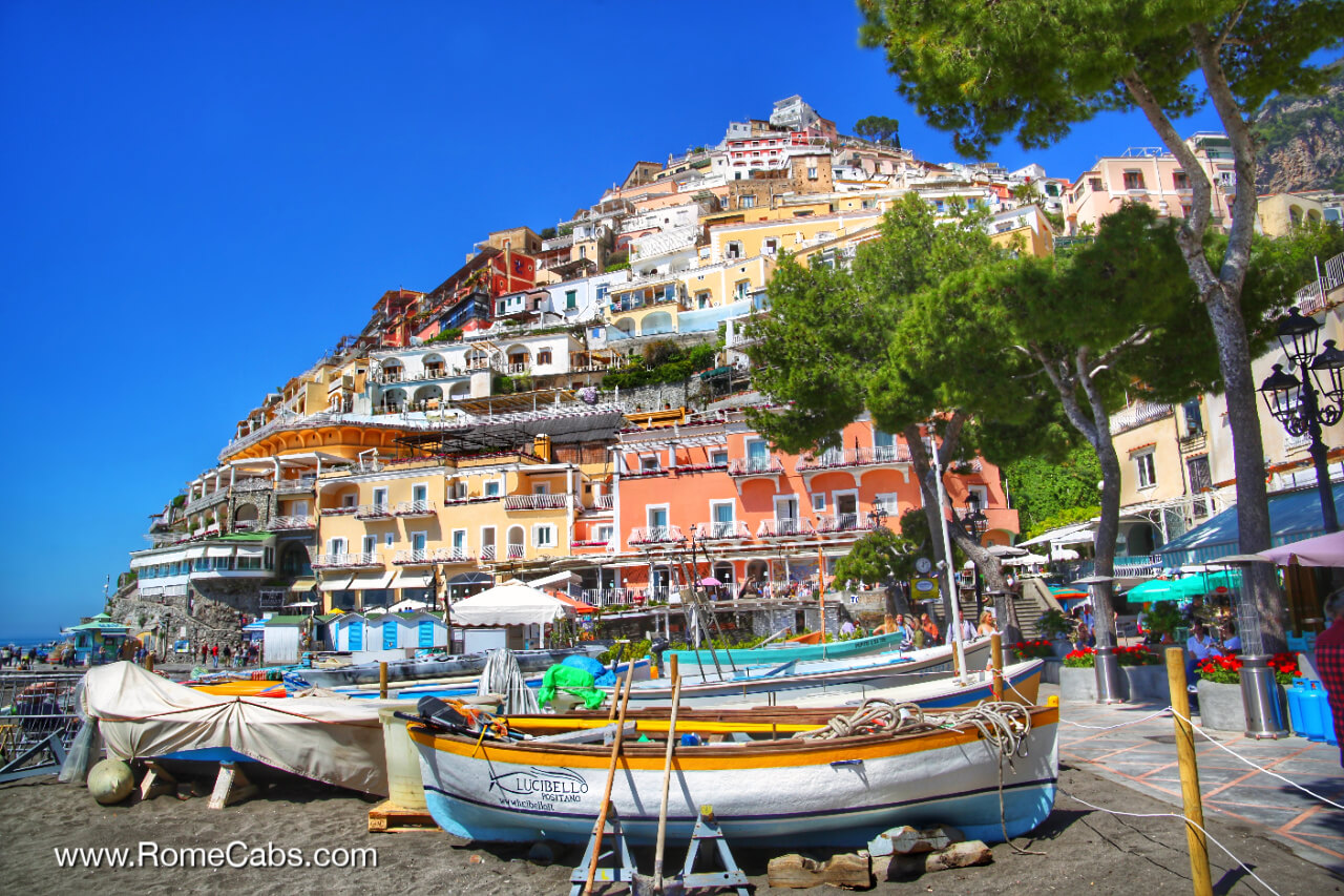 Pompeii and Amalfi Coast Tour from Rome Romecabs