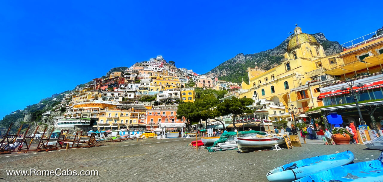 Positano Amalfi Coast Day Trips from Rome to must see places in Italy RomeCabs