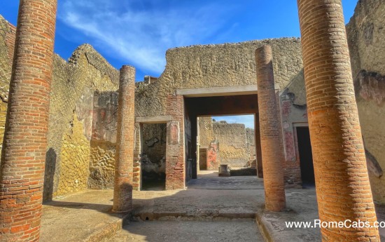 RomeCabs tours from Rome to Herculaneum, Sorrento, and Positano on Amalfi Coast