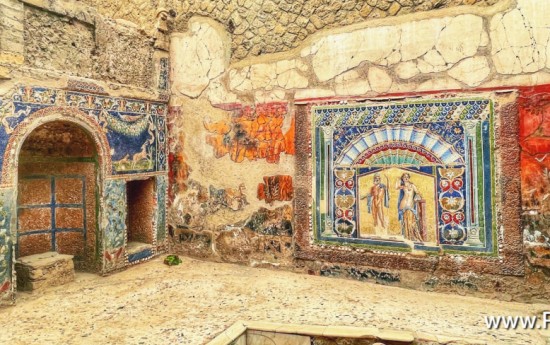 RomeCabs Private Tours to Sorrento,  Amalfi Coast, Herculaneum Tour from Rome - Mosaics