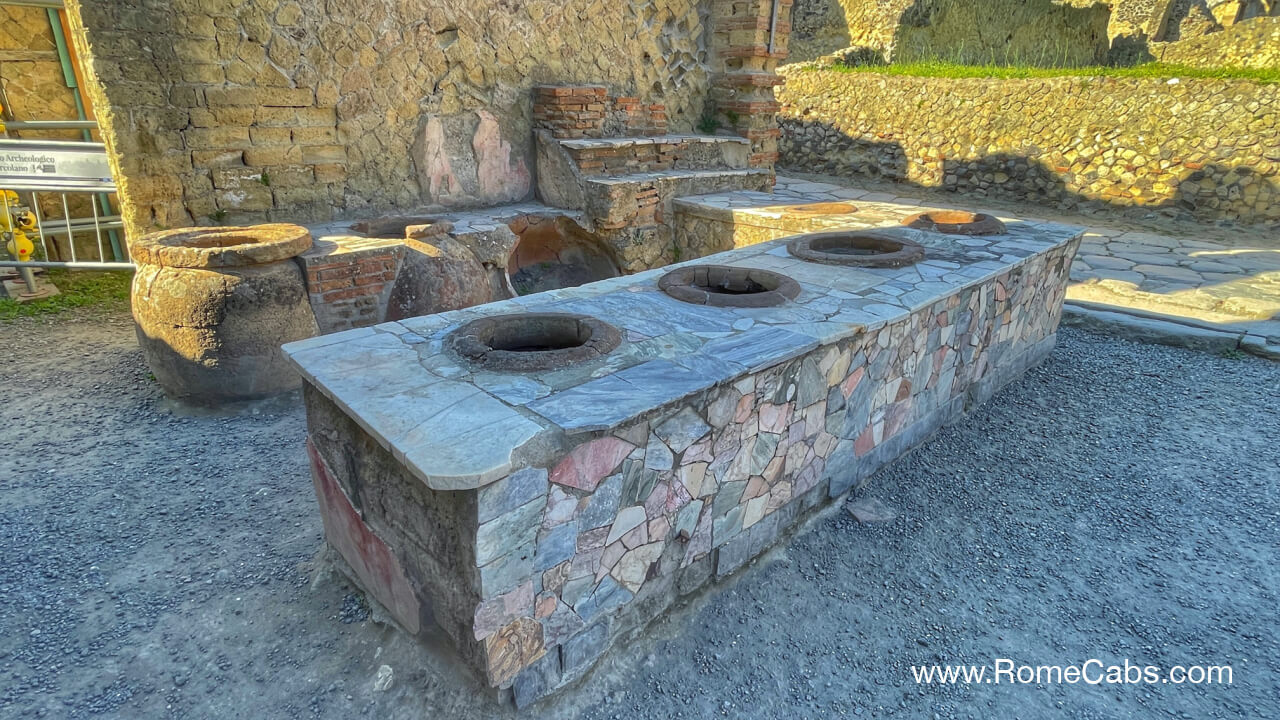 What was Herculaneum like before it was destroyed by Mount Vesuvius