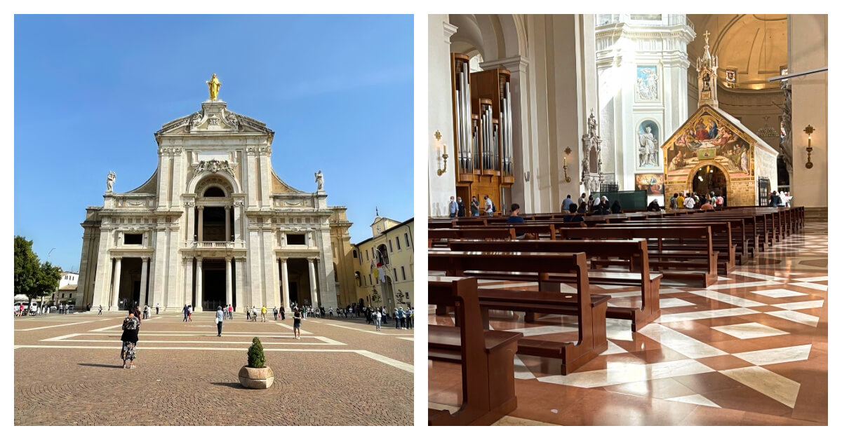 Santa Maria degli Angeli Porziuncola Italy Assisi Tours from Rome