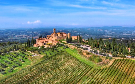 Castello Banfi Tuscany wine tasting tours from Rome