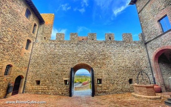 Castello Banfi Tuscany wine tasting tours from Rome