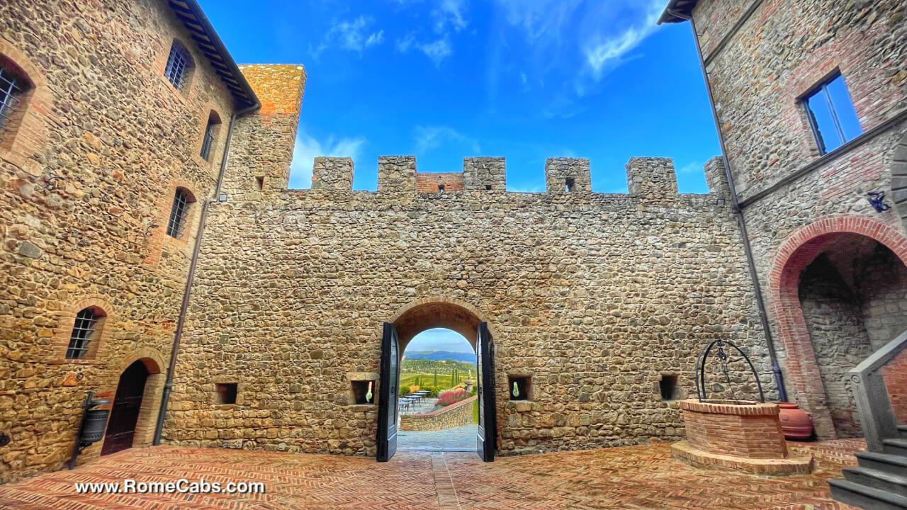 Tuscany Castles Tours from Rome wine tours RomeCabs