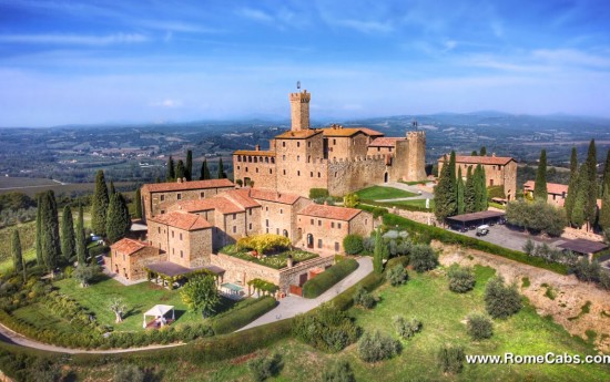 Tuscany Castles and Wine Tour from Rome