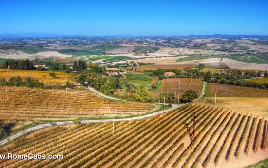 Private Wine Tours from Rome to Montalcino