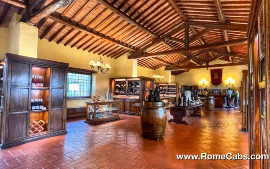 Castello Banfi wine tasting in Tuscany Tours from Rome