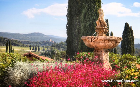 Private wine tours from Rome to Tuscany Castello Banfi