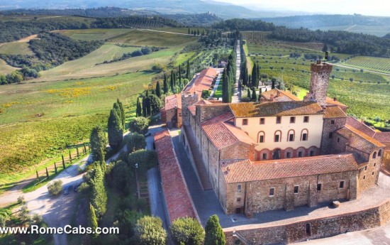 Castello Banfi wine tours from Rome