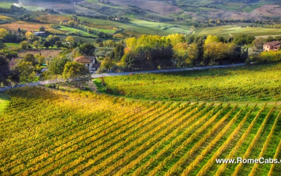 Private Tours from Rome to Tuscany