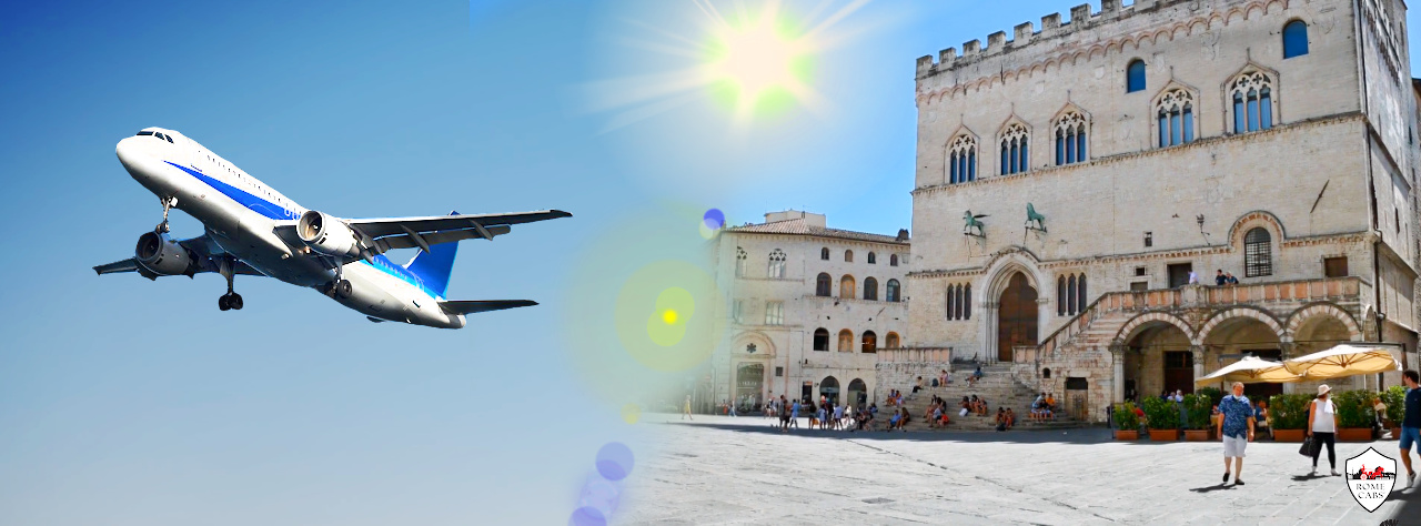 FCO Fiumicino Airport Rome to from Perugia Transfers
