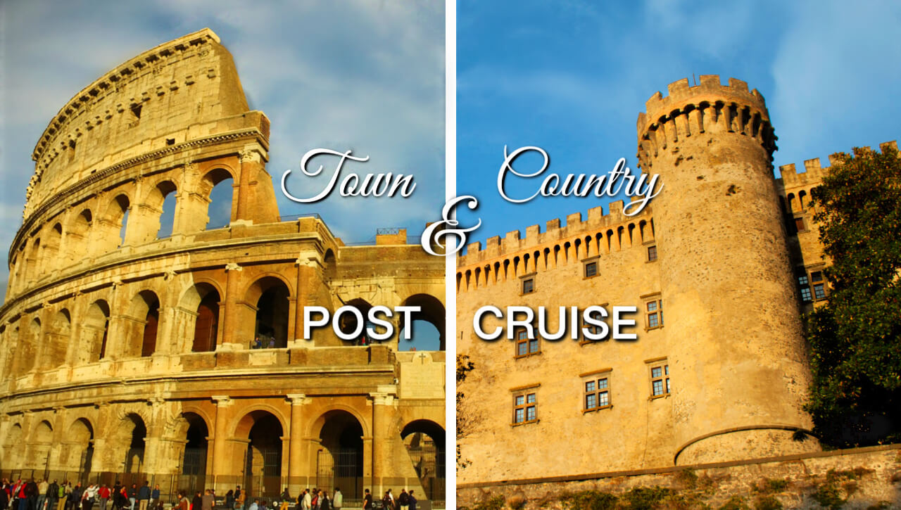 Post Cruise Town and Country Tour from Civitavecchia
