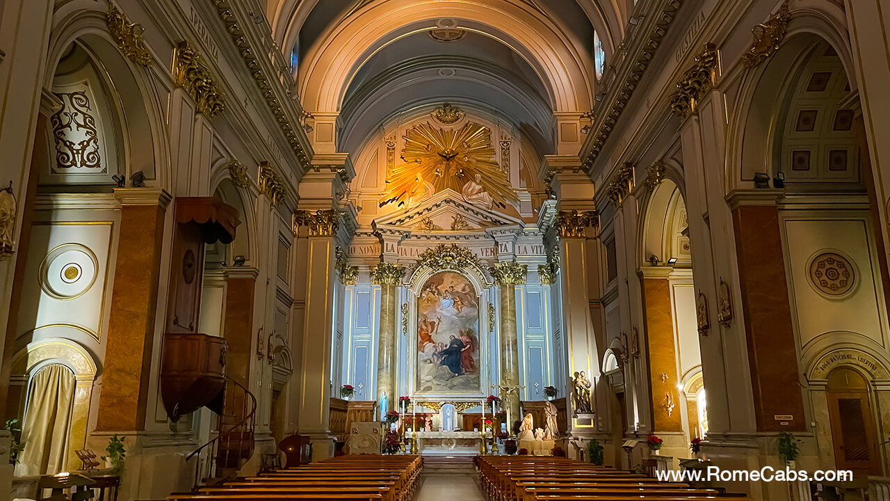 Saint Francis Cathedral of Civitavecchia private transfers
