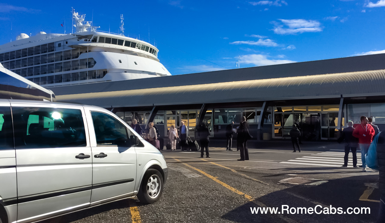 Private Tranfsers from Rome Airport to Port of Civitavecchia transfers RomeCabs
