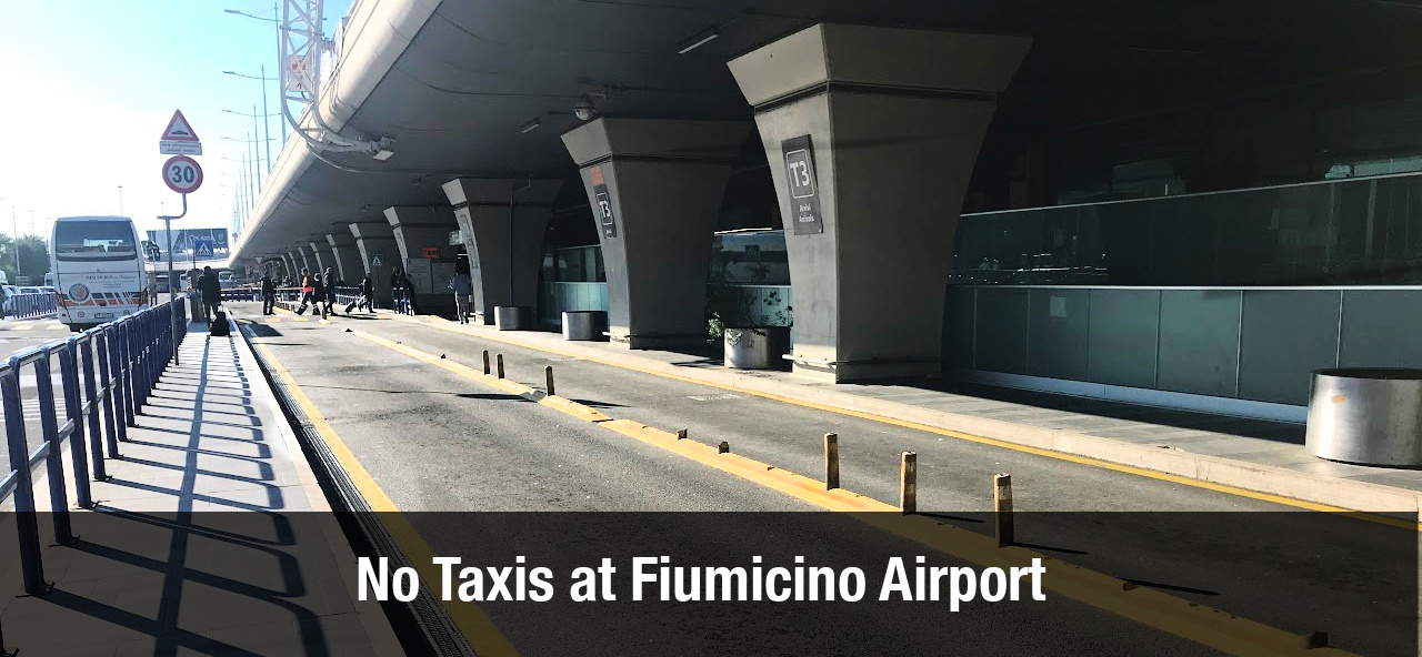 No Taxis at FCO Airport Taxi strike