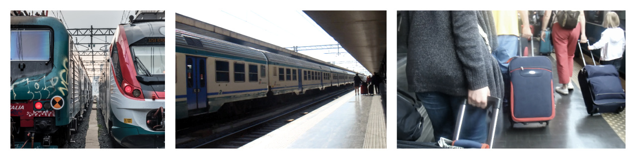 taking the train from Rome Airport to Civitavecchia