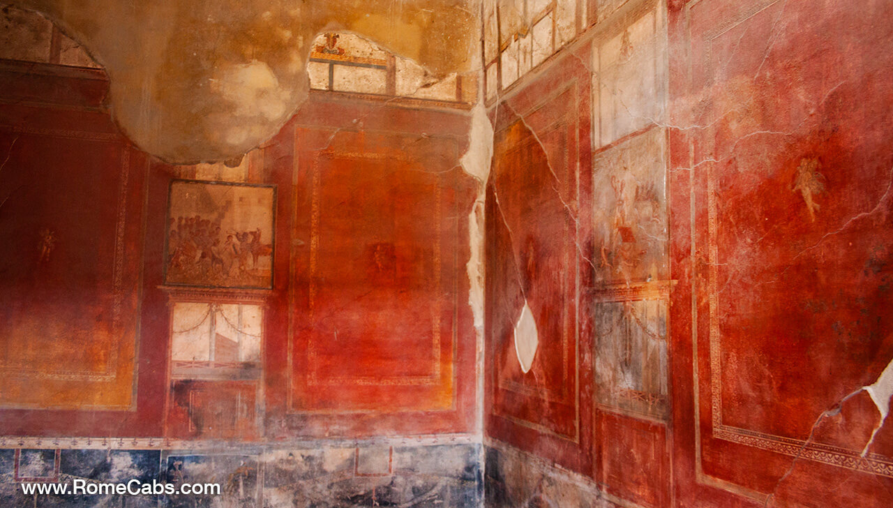 Pompeiian Red Villas in Pompeii private tours