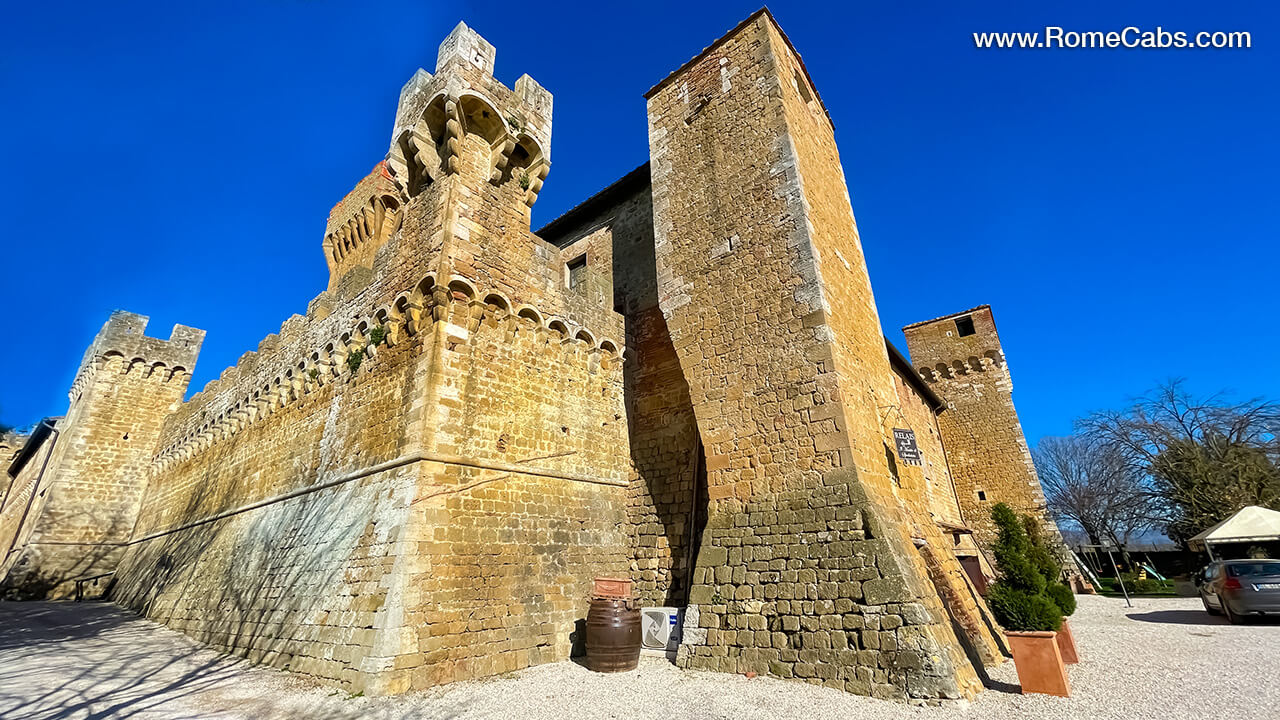 Ancient Castel in Tuscany Private Tours from Rome