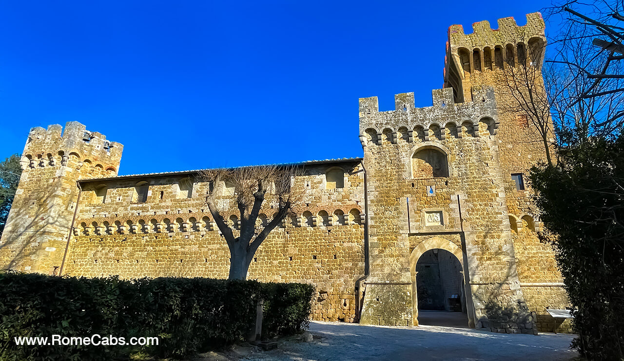 Castle of Spedaletto Private Tours from Rome to Tuscany