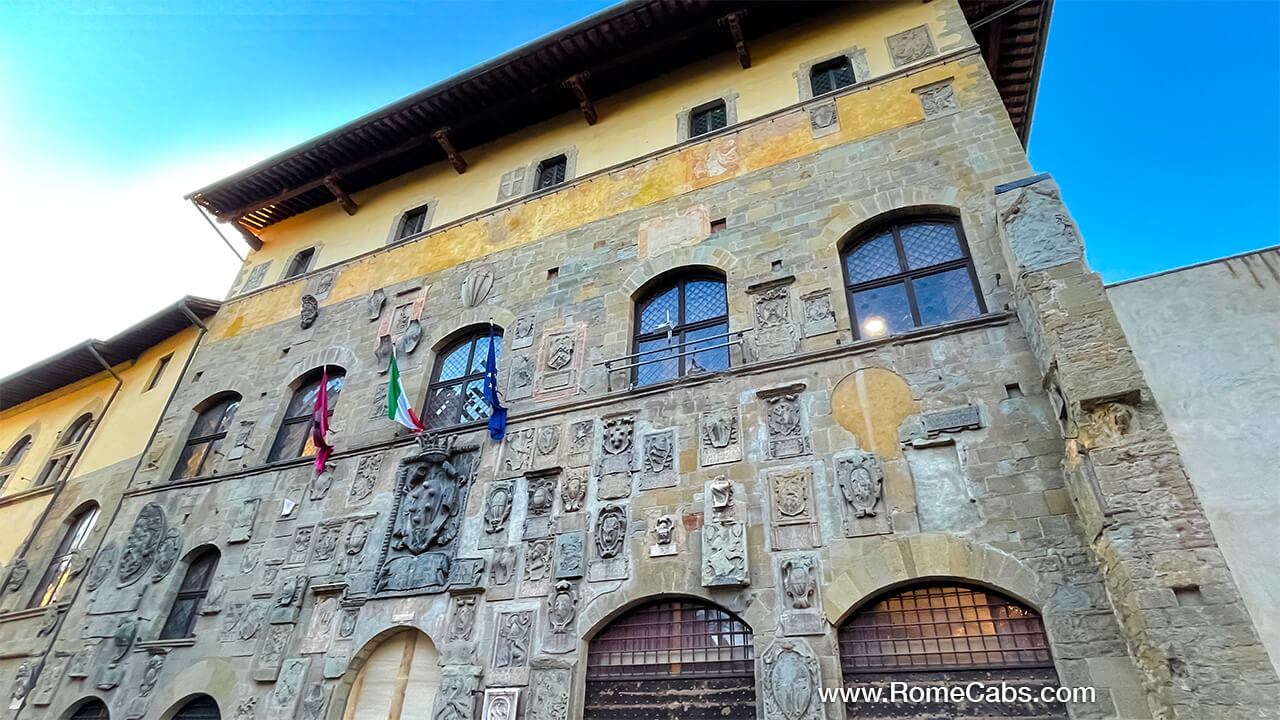 Palazzo Pretorio What to see in Arezzo private tours from Rome to Tuscany