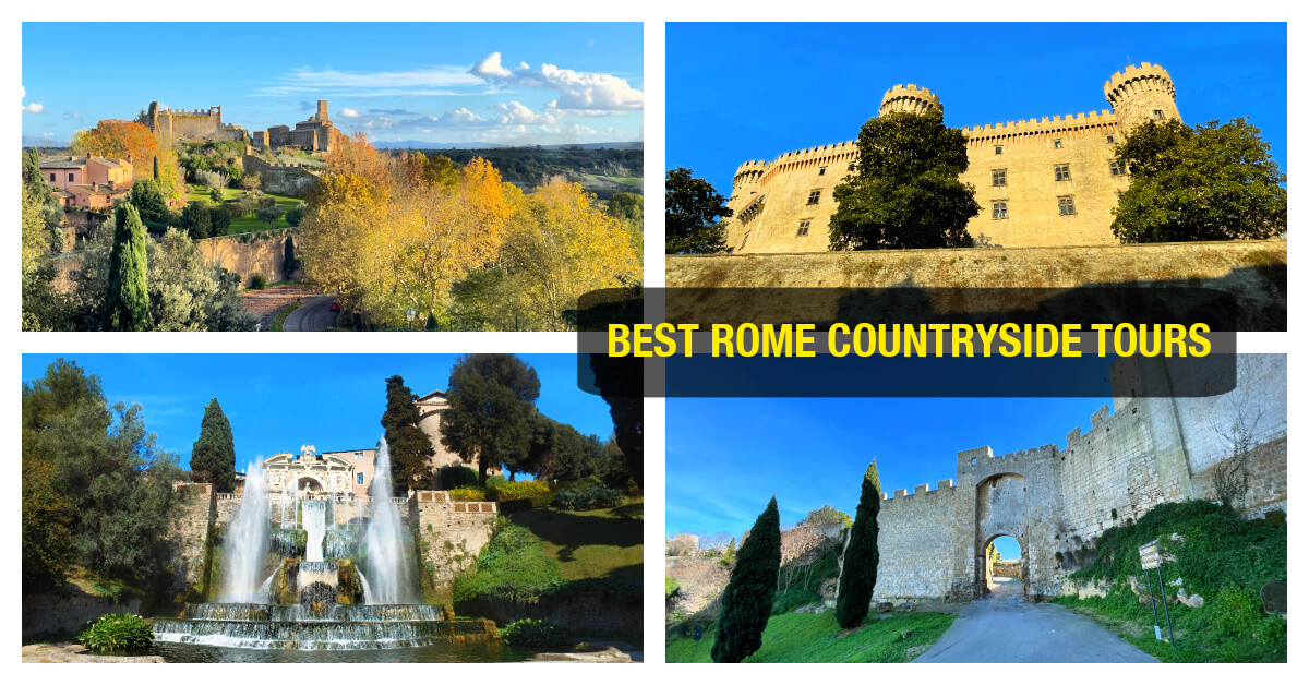 Best Day Trips from Rome to Countryside tours