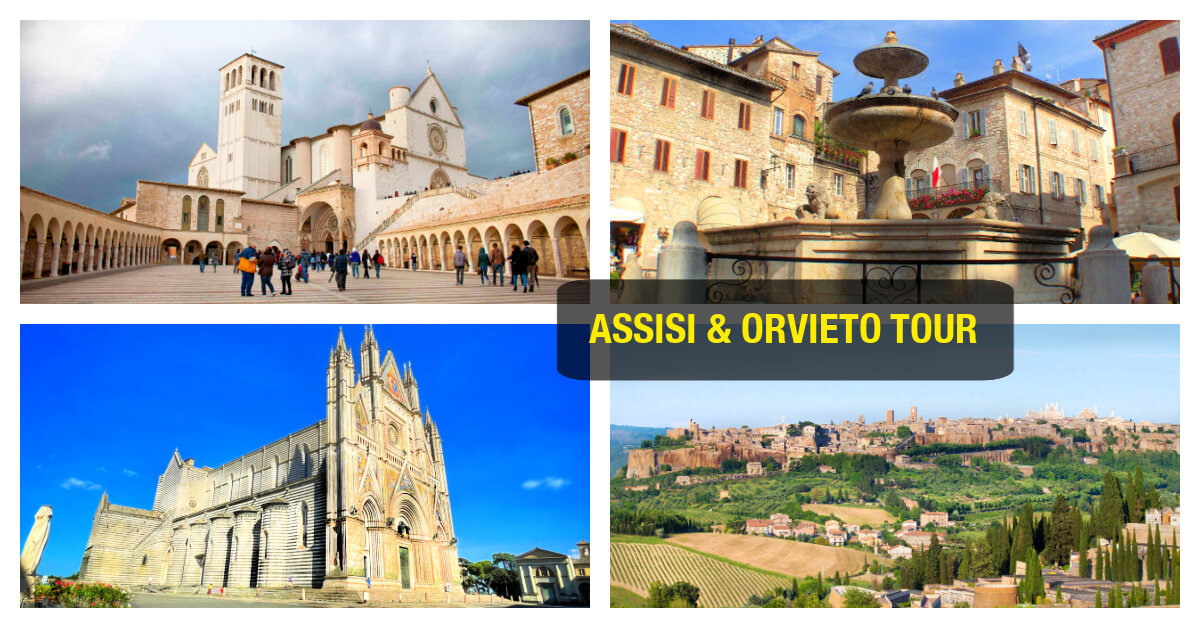 Day trips from Rome to Assisi Orvieto Umbria day trips from Rome luxury tours