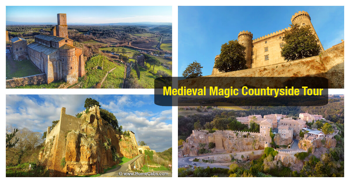 Medieval Magic Rome Countryside Tours to Bracciano Castle Village of Ceri