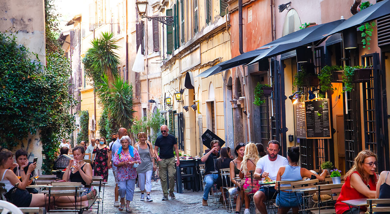 Trastevere Post Cruise Tour Rome as Romans Do from Civitavecchia RomeCabs