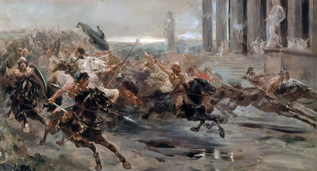 Barbarian invasion The Fall of Roman Empire