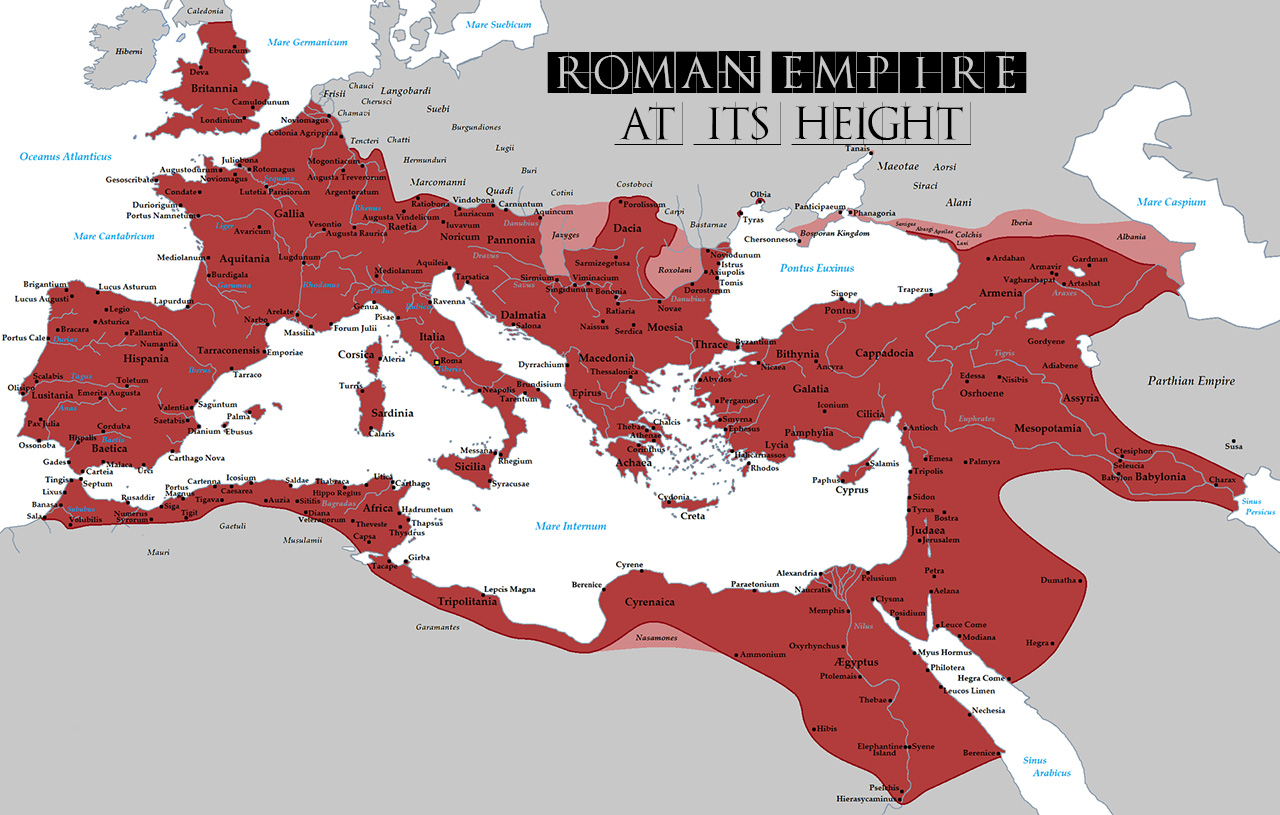 the rise and fall of the Roman Empire