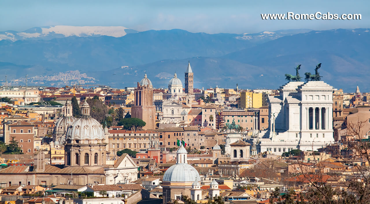 Janiculum Hill in Rome best tours from Civitavecchia