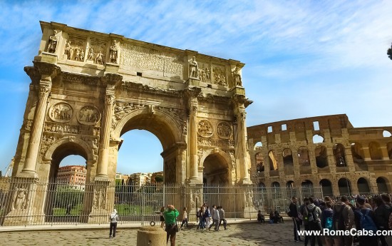 Arch of Constantine  -Panoramic Rome Tour
