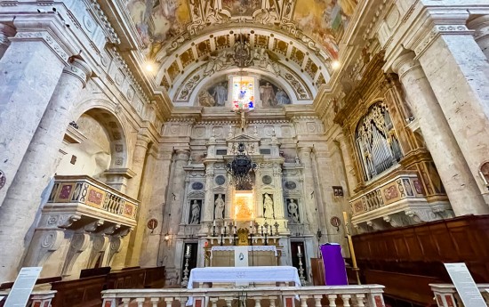 Temple of San Biagio in Montepulciano private tours from Rome to Tuscany RomeCabs