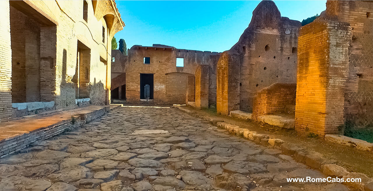 Day trips from Rome to Ostia Antica from Civitavecchia private tours